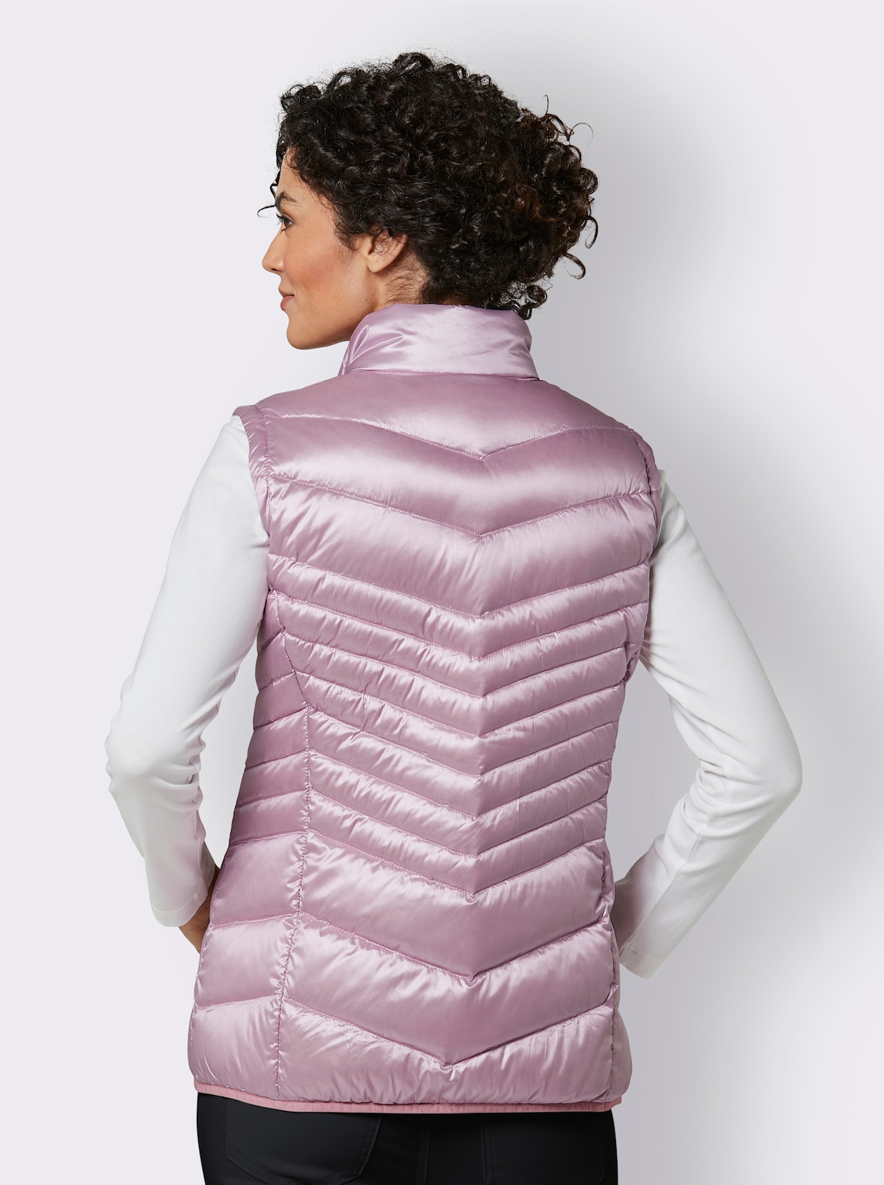 CREATION L PREMIUM 2-in-1-Daunenjacke - rosé