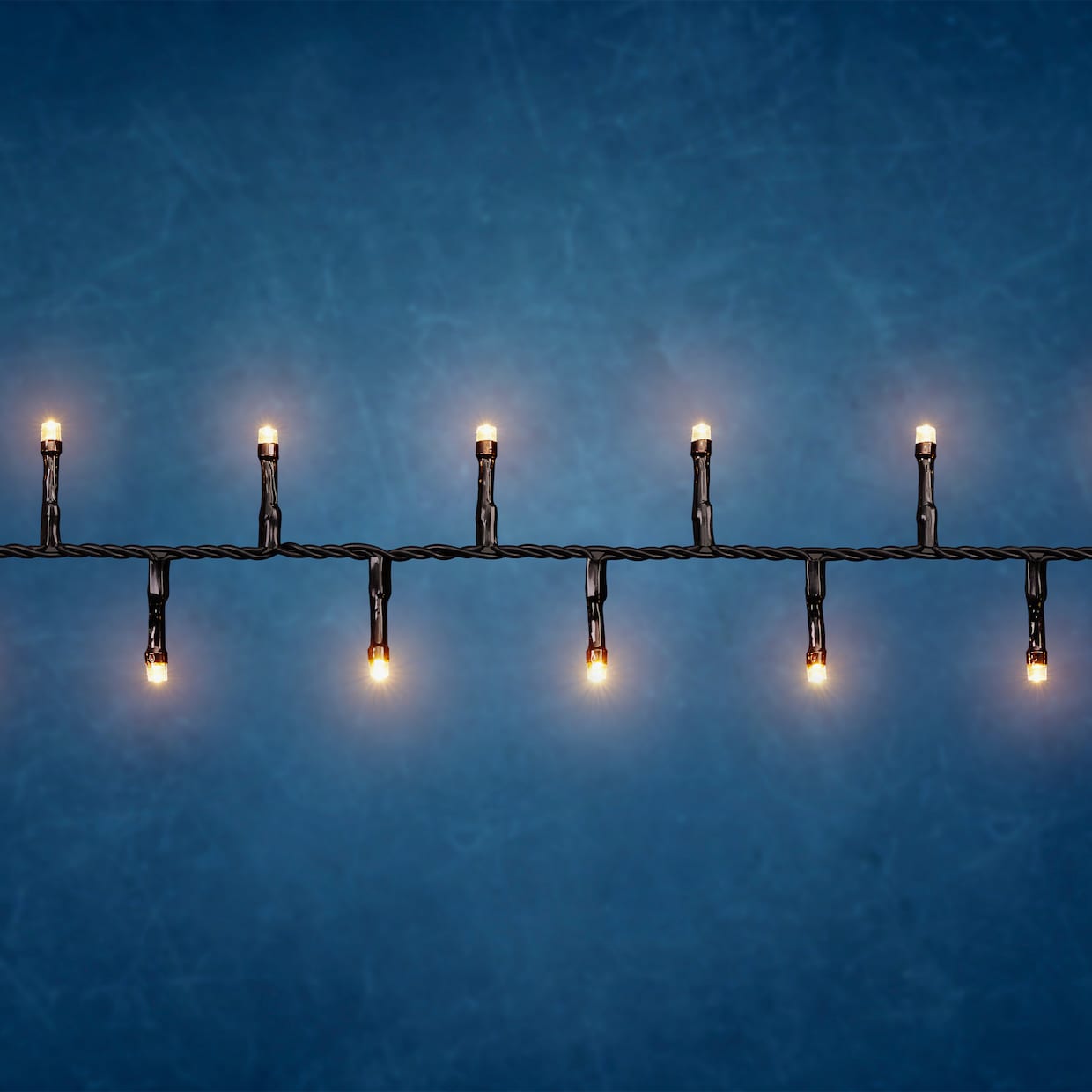my home LED-Lichterkette - schwarz