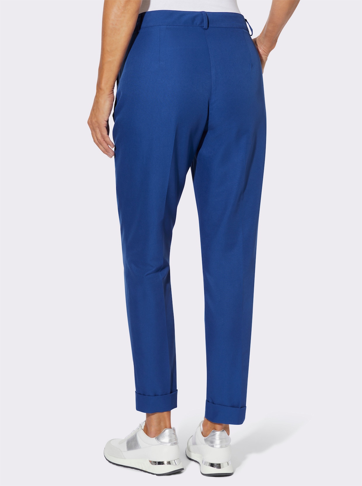 Hose in knöchelfreier Länge - royalblau