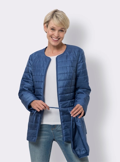 Steppjacke - jeansblau