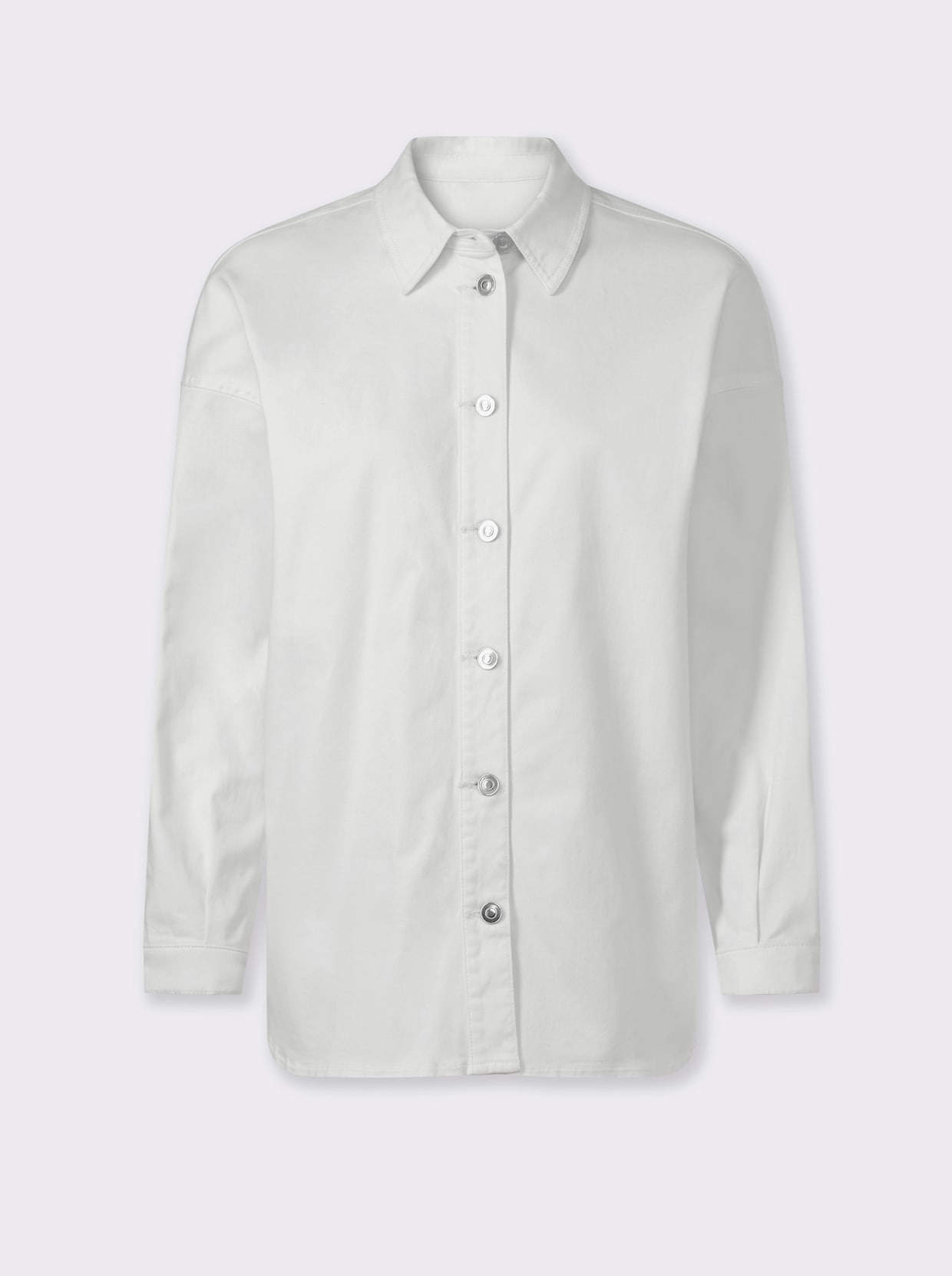 heine Jeansbluse - ecru