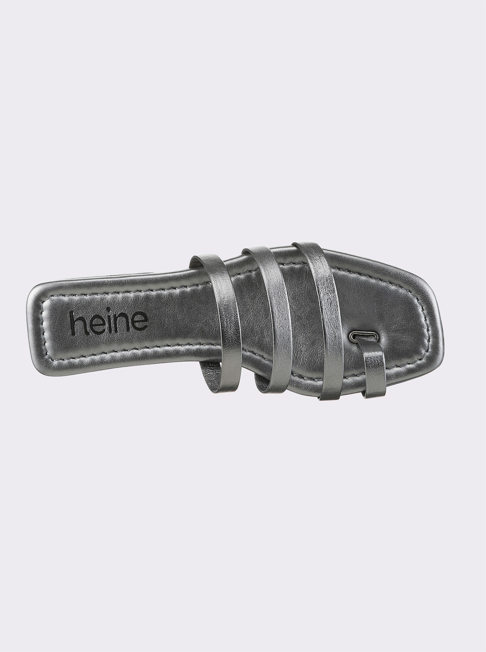 heine Pantolette - anthrazit-metallic