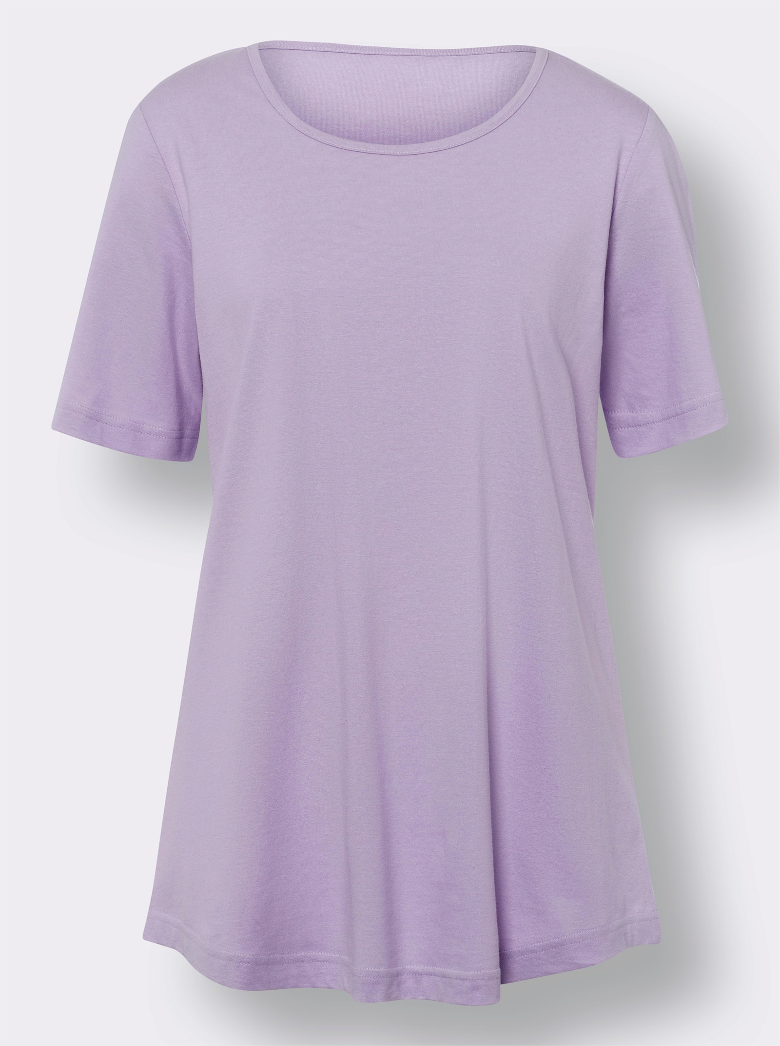 Dlouhé tričko v balení po 2 kusech - šeříková + mátová