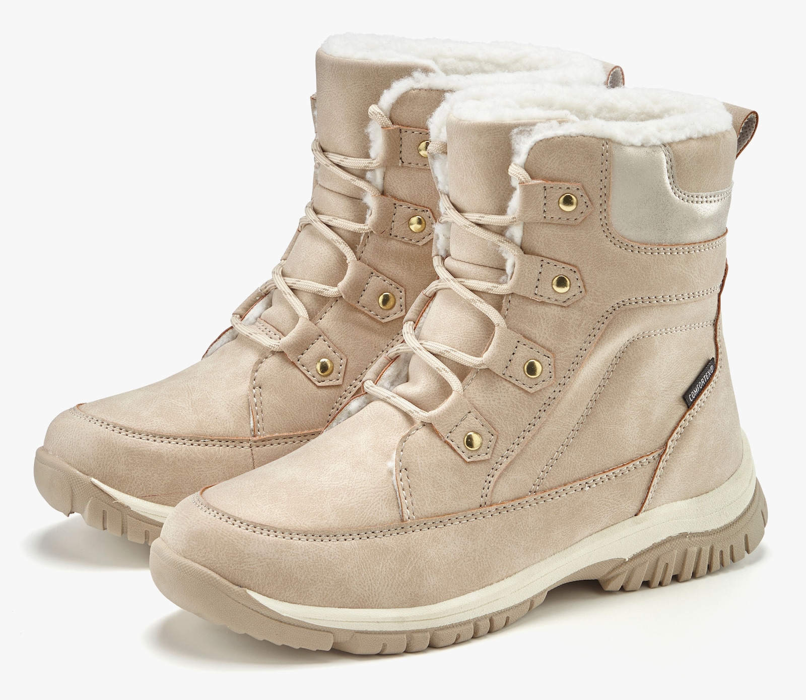 LASCANA Stiefelette - beige