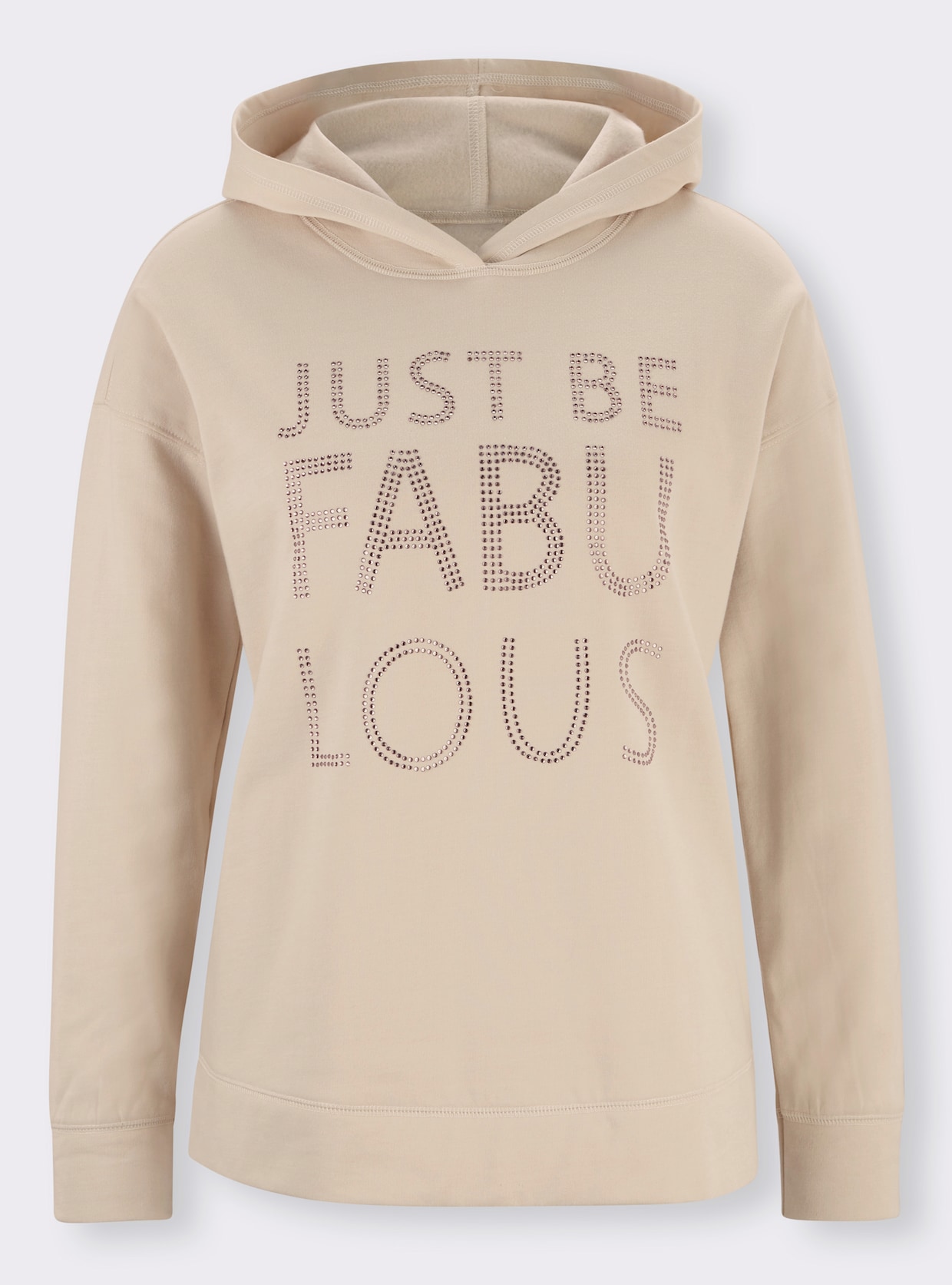 heine Sweatshirt met capuchon - zand