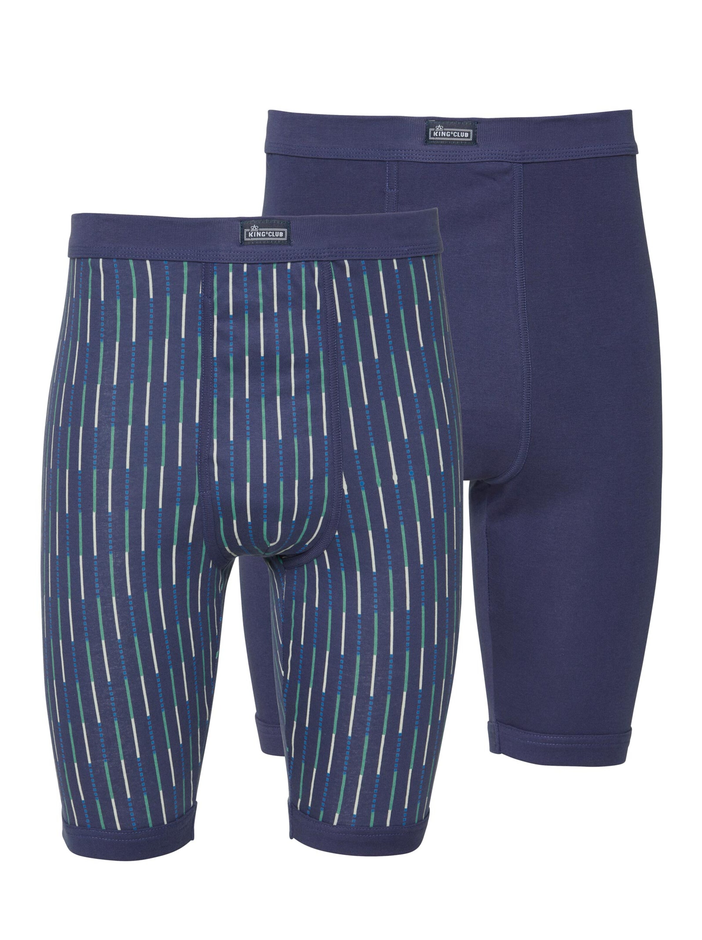 KINGsCLUB Hose knielang - marine + marine-bedruckt