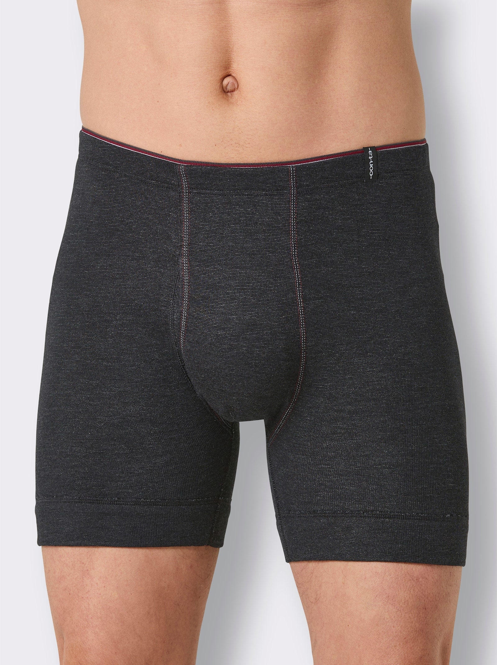 conta Hose kurz - anthrazit-geringelt