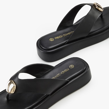 French Connection Zehentrenner - schwarz