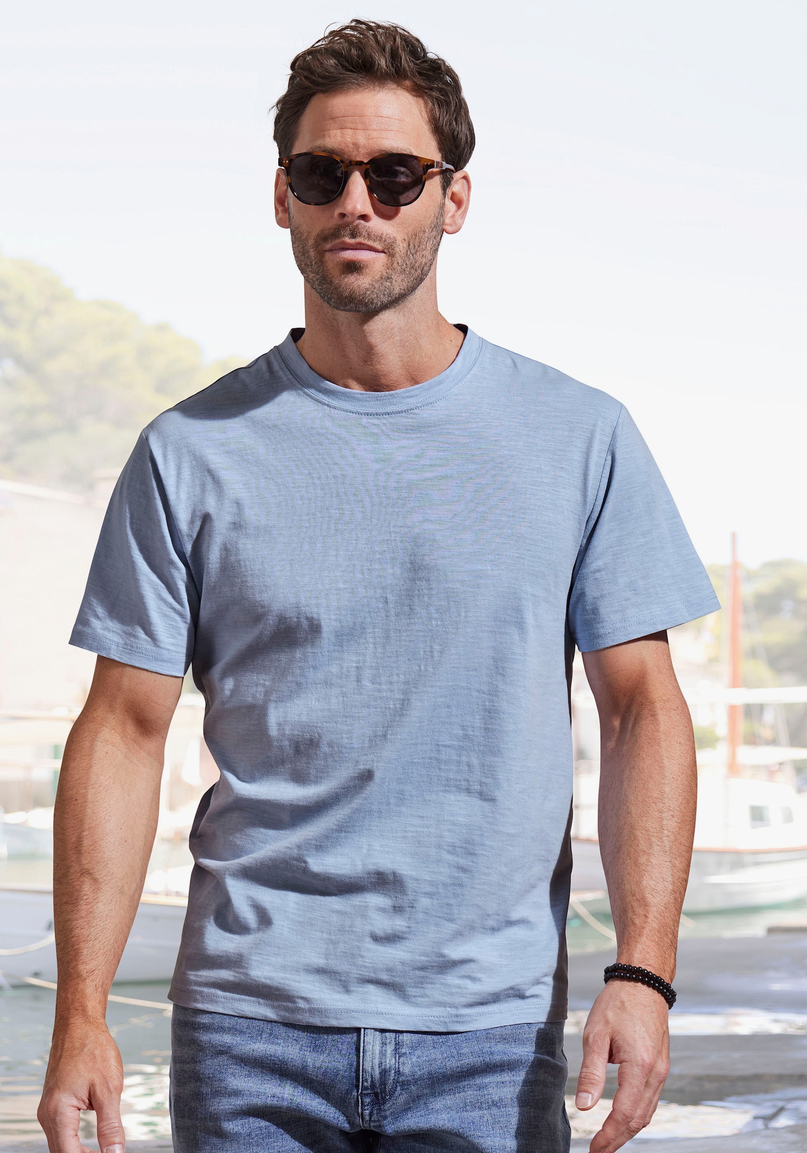 John Devin T-Shirt - hellblau