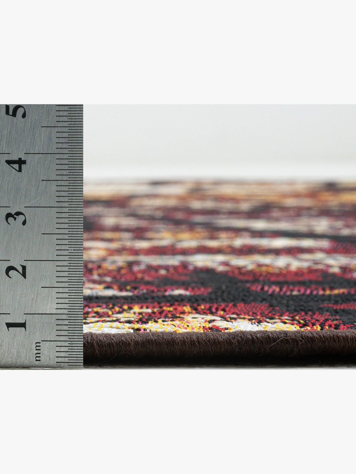 Theko Teppich - braun-gemustert