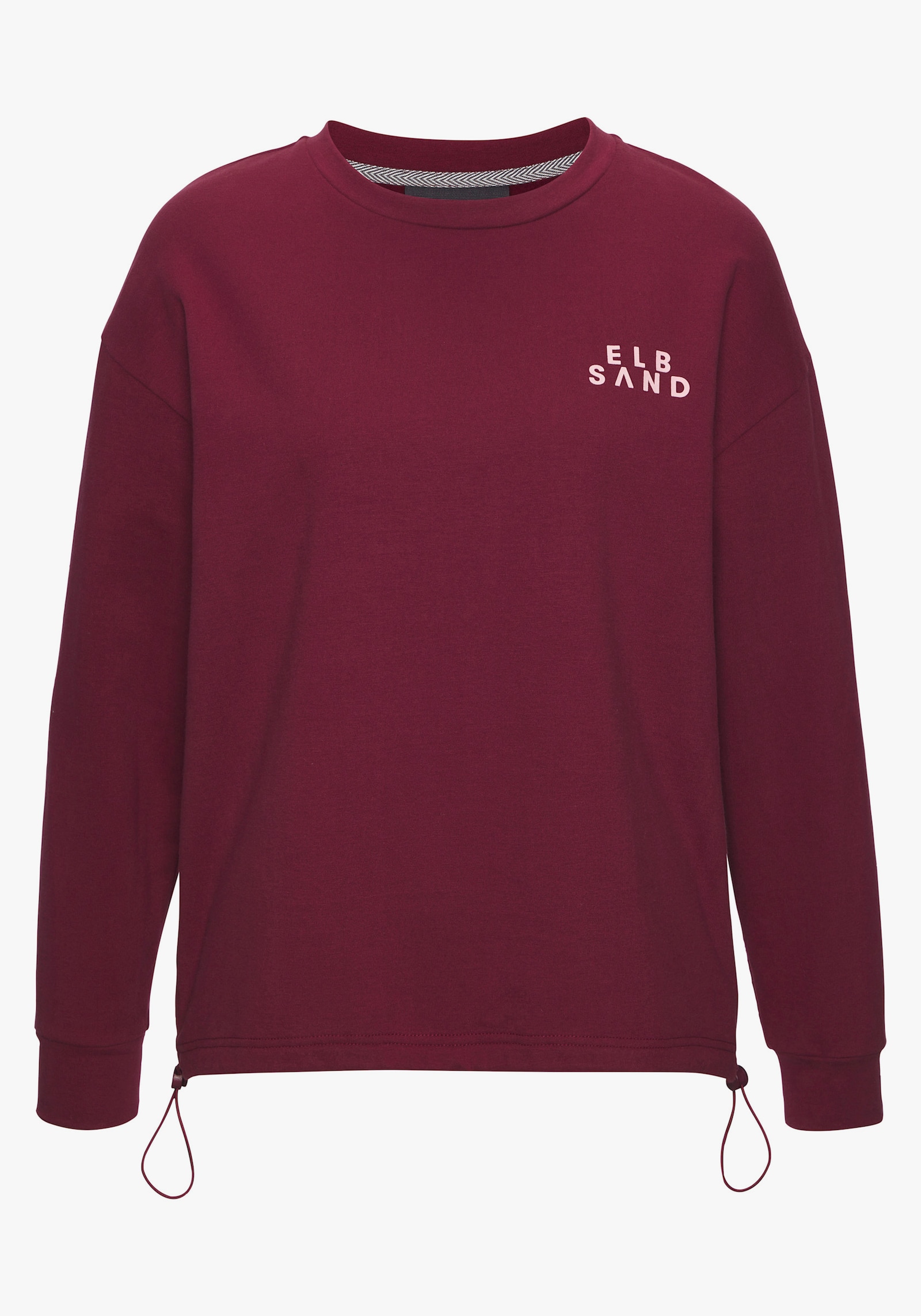 Elbsand Sweatshirt - weinrot