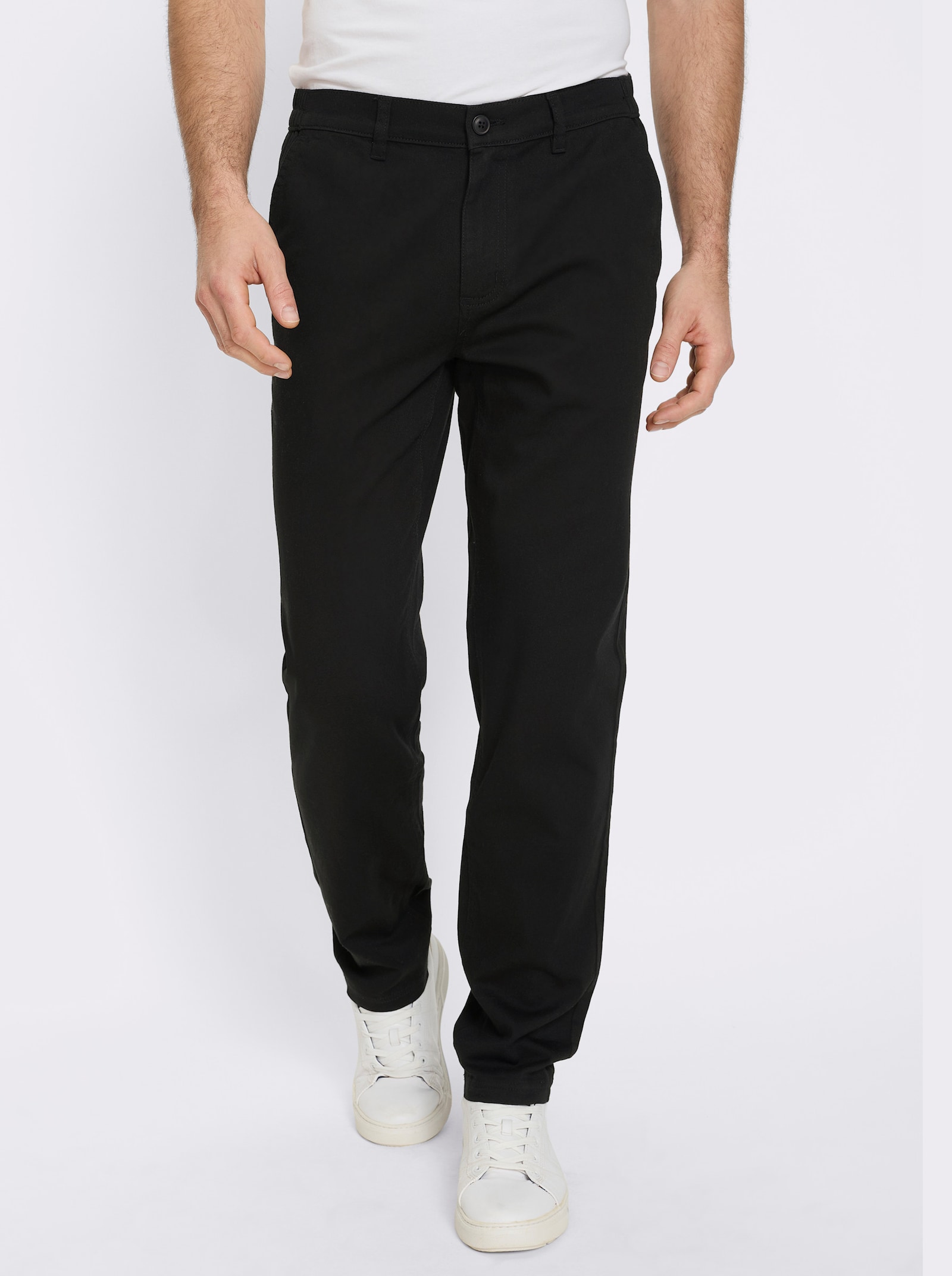 Marco Donati Chinohose mit Stretch-Anteil - schwarz