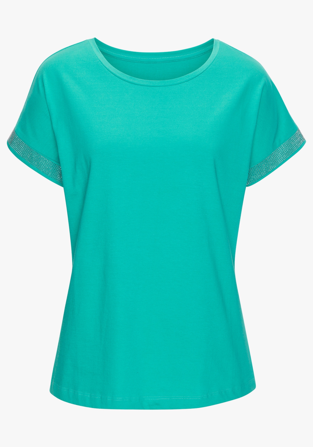 LASCANA Kurzarmshirt - smaragd