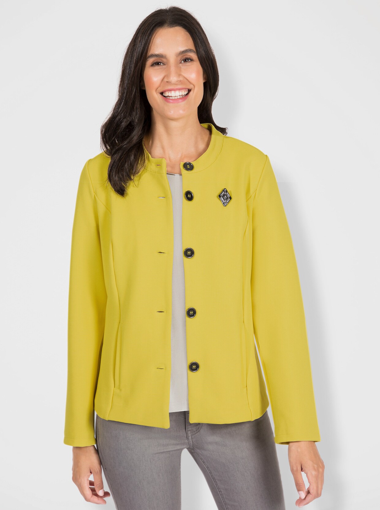 Jerseyblazer - limone