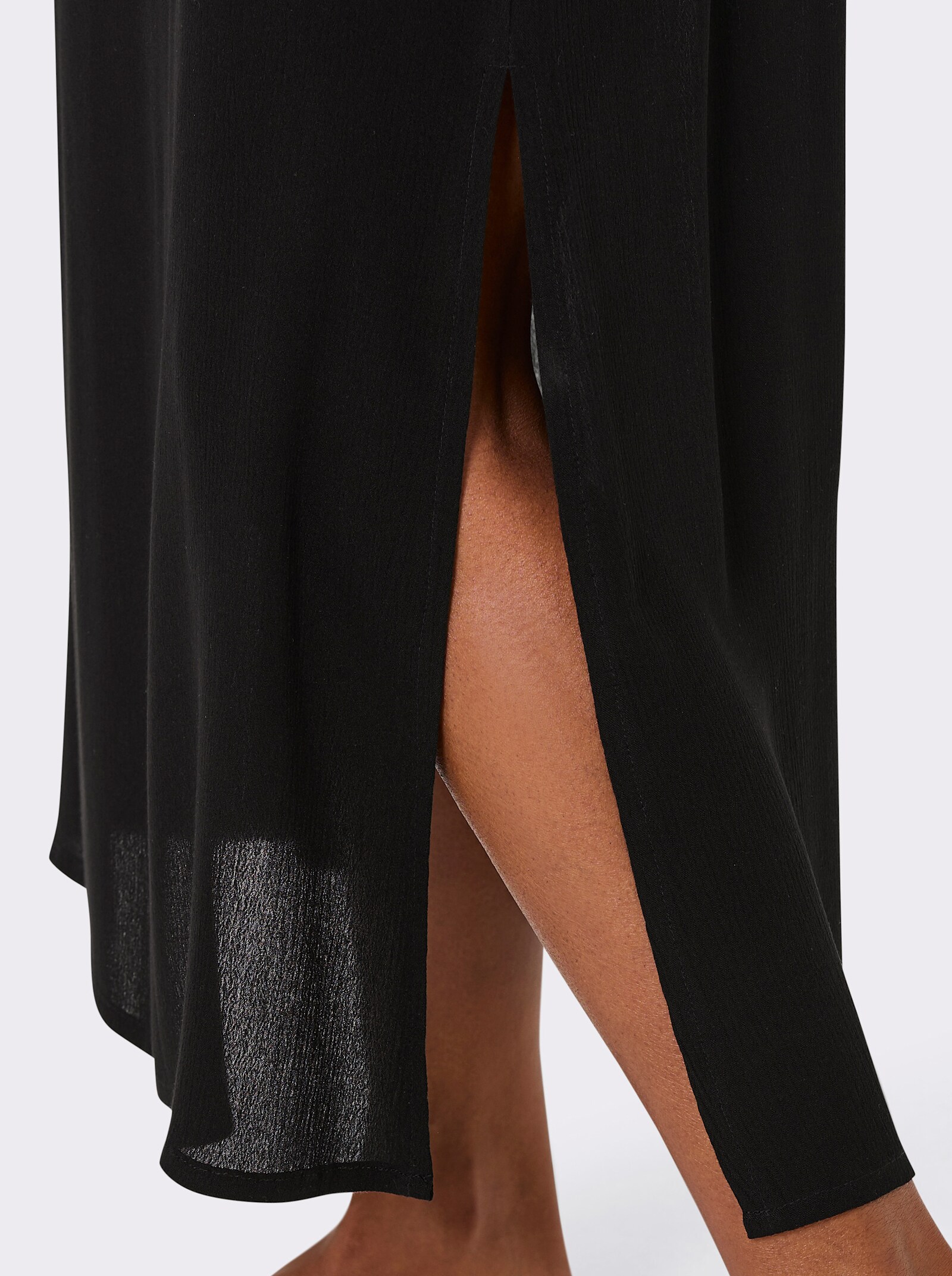 feel good Bade-Rock mit Dehnbund und Seitenschlitz - schwarz