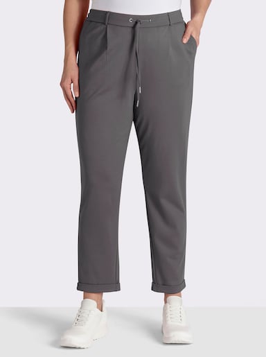 Jogg Pants in Interlock-Qualität - anthrazit