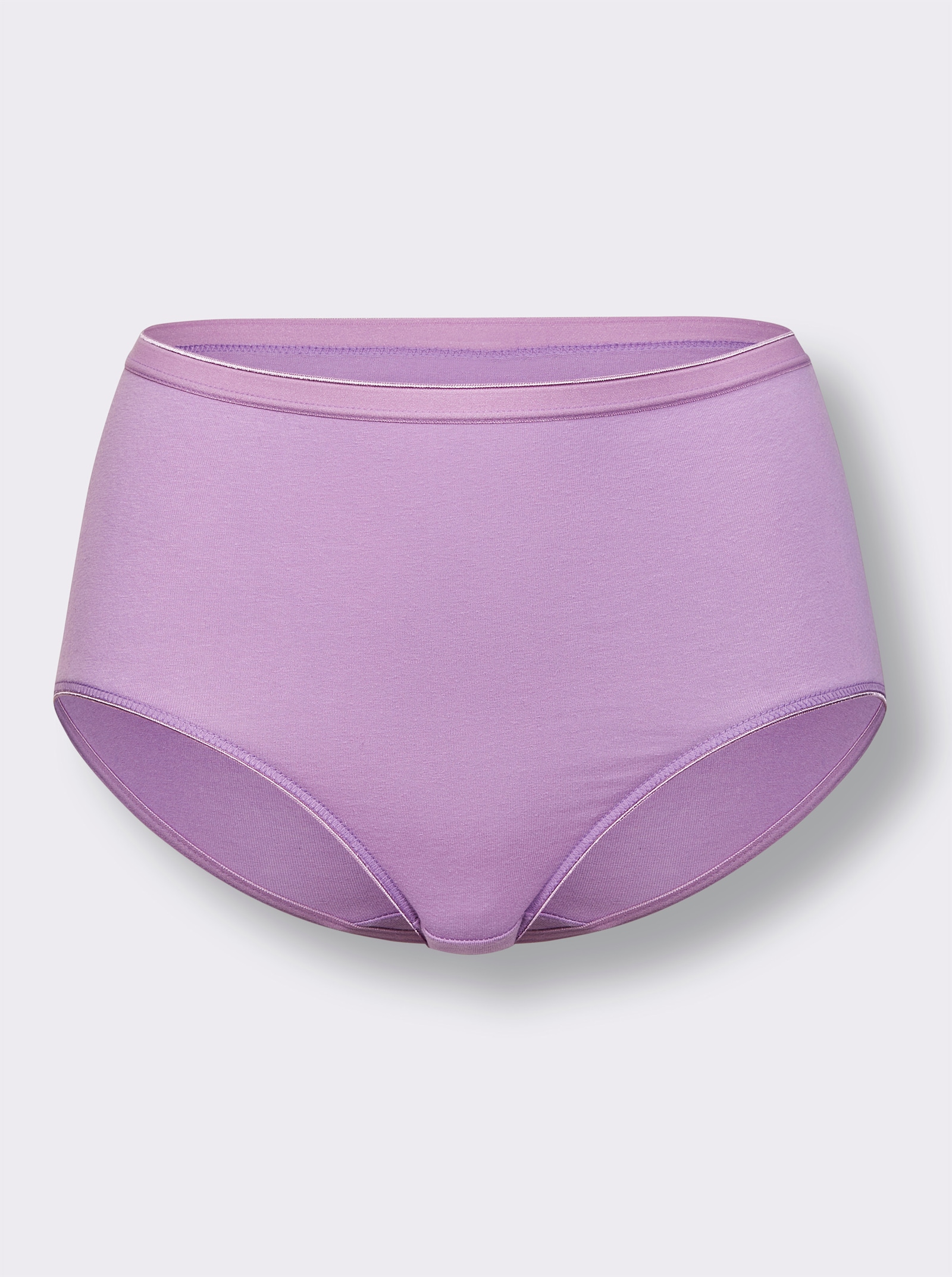 wäschepur Taillenslip mit Softgummi-Bund - 2x orchidee-bedruckt + 1x orchidee