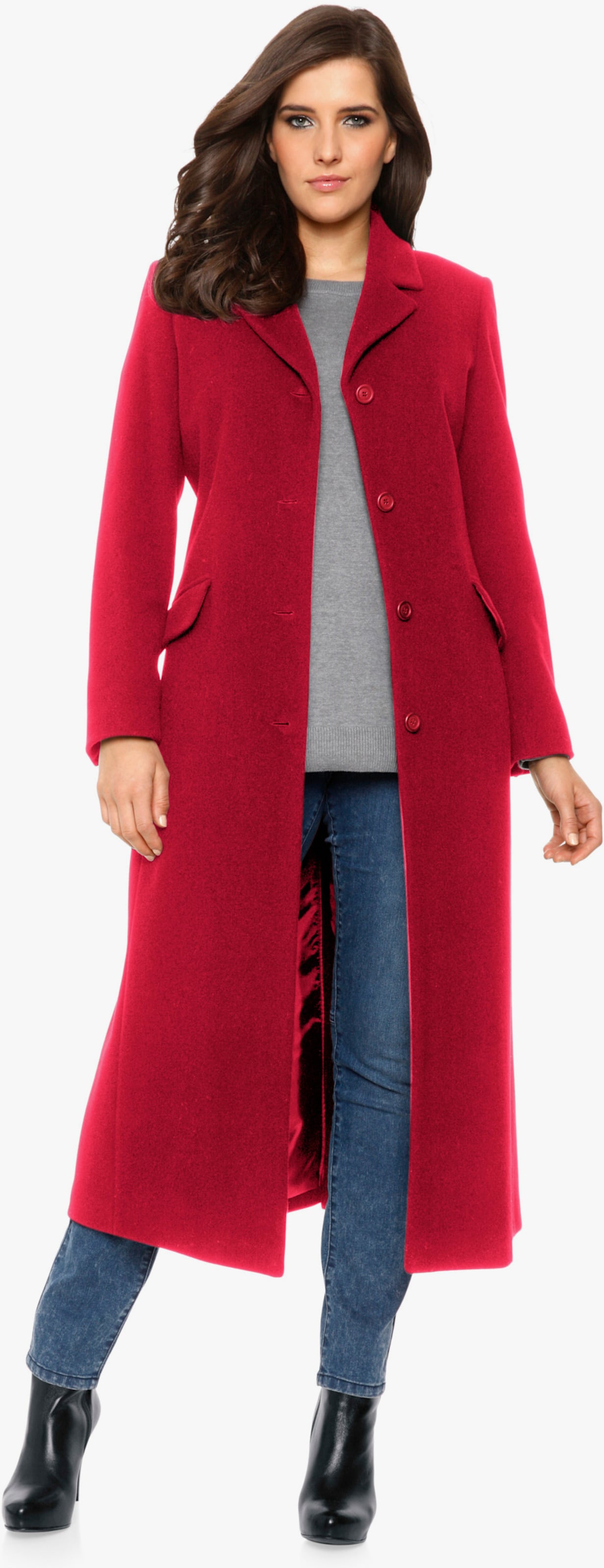 heine Manteau - rouge
