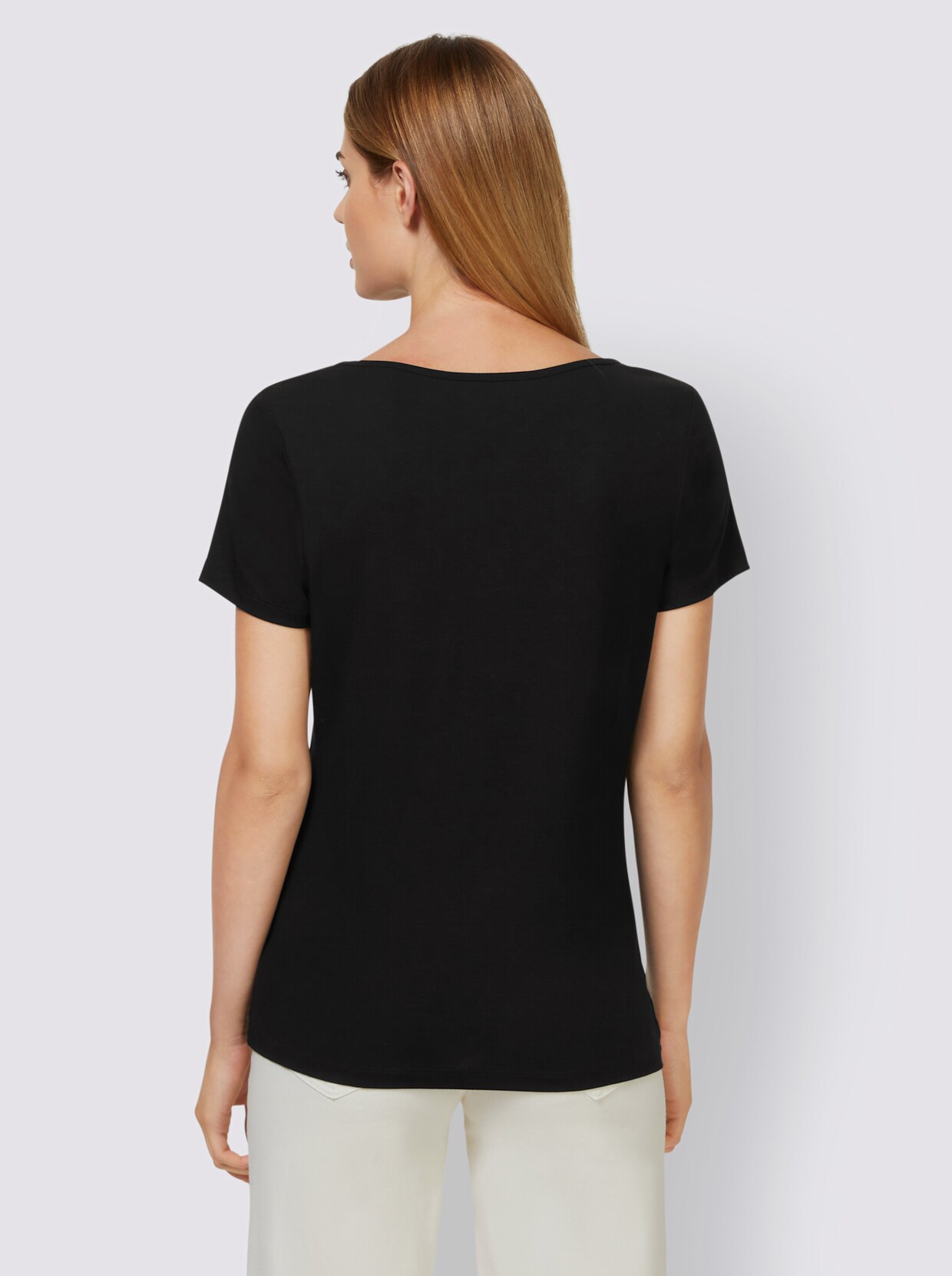heine Shirt - schwarz-bedruckt