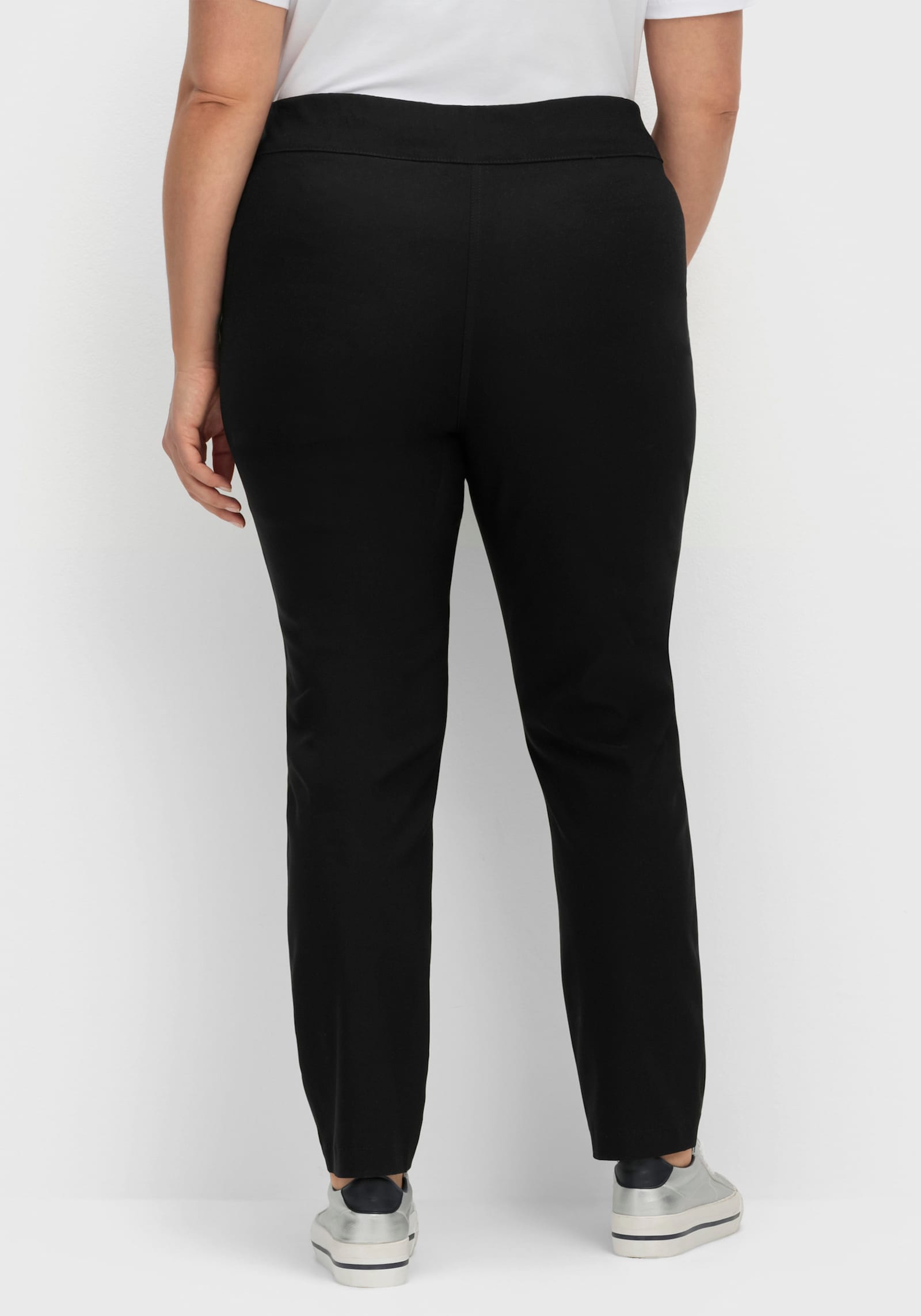 CREATION L PREMIUM Stretch-Hose in Schlupfform - schwarz