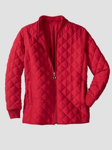 Steppjacke mit wärmender Wattierung - rot