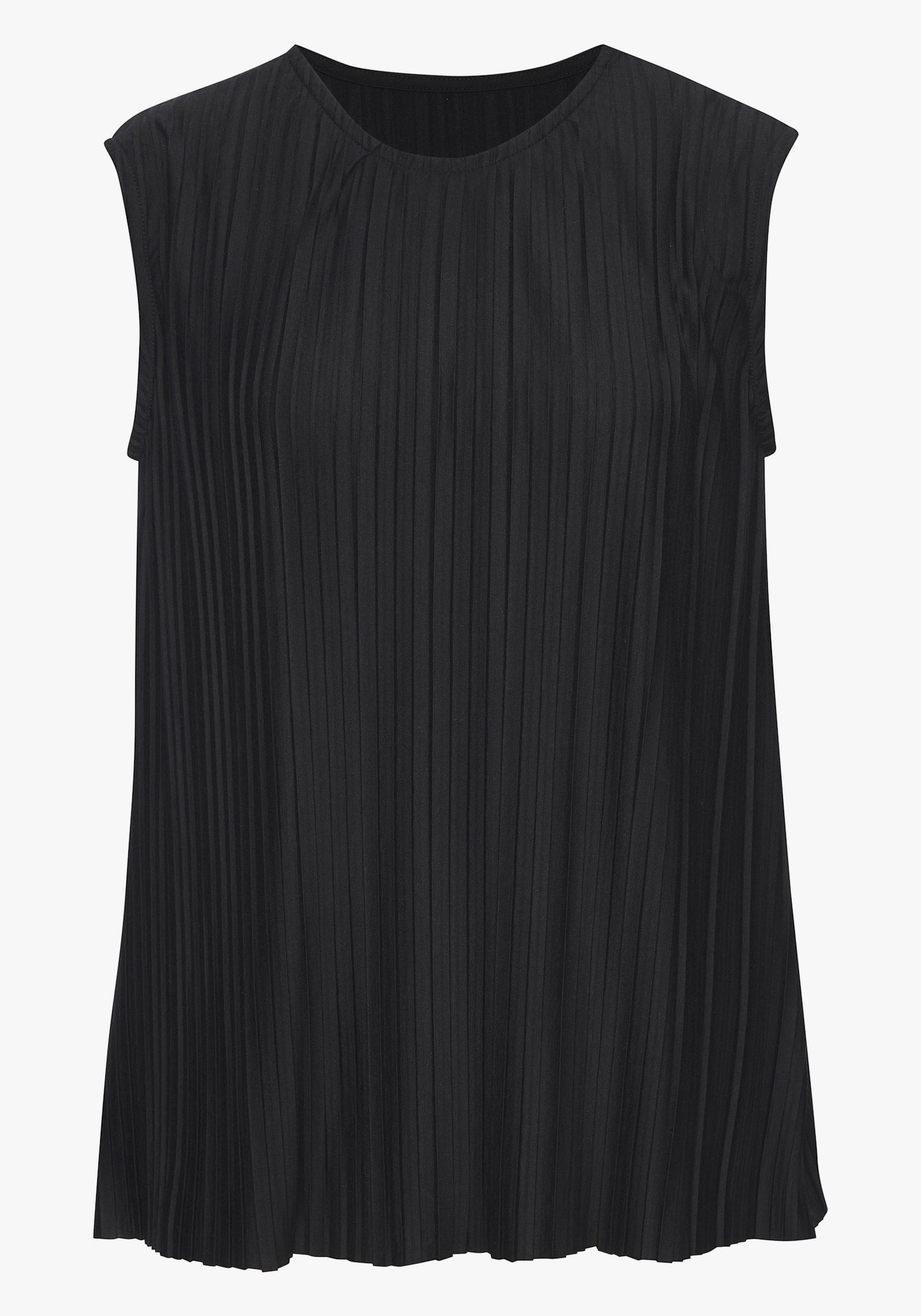 LASCANA Pliseetop - schwarz