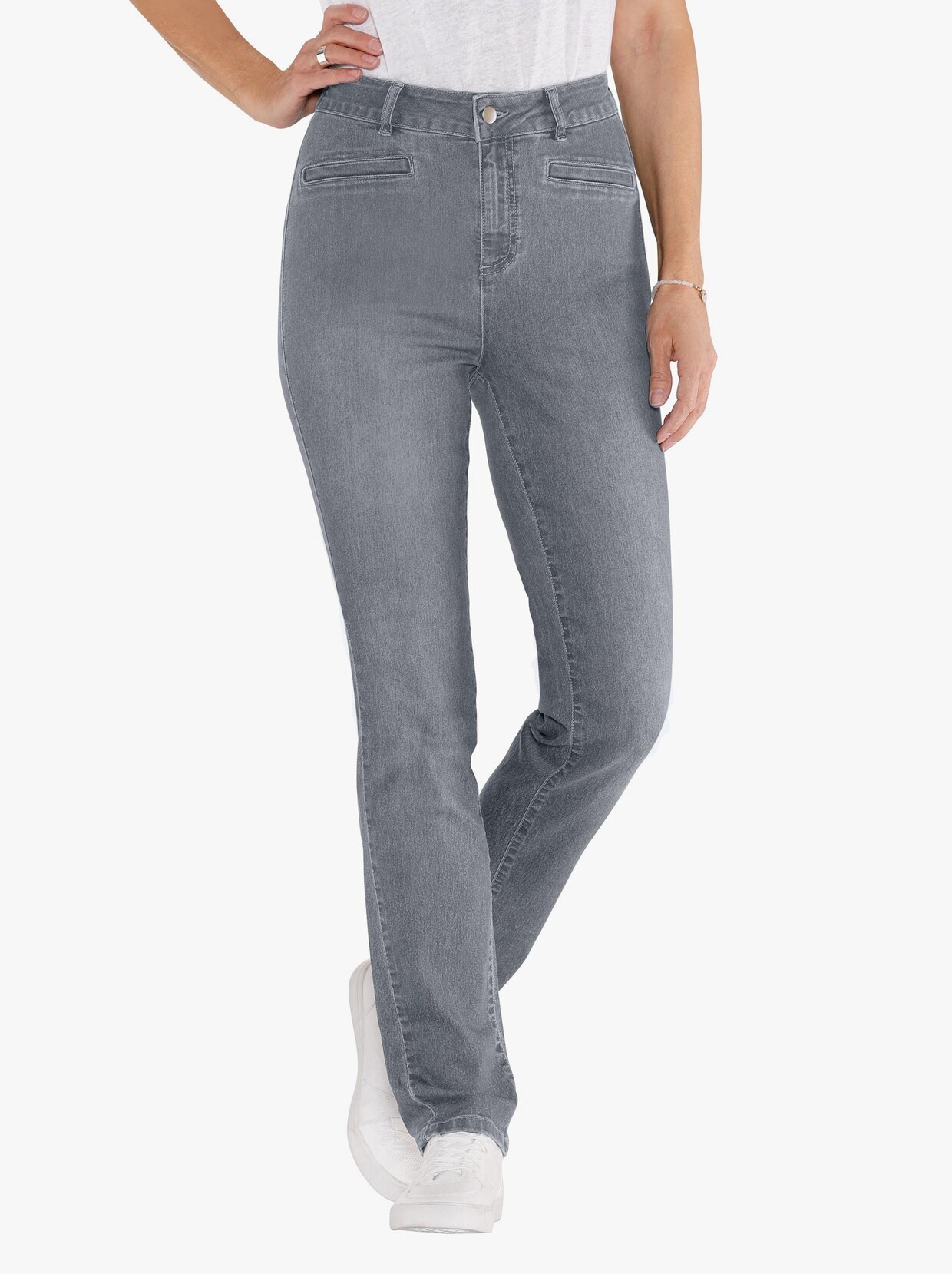 jeans - grey-denim