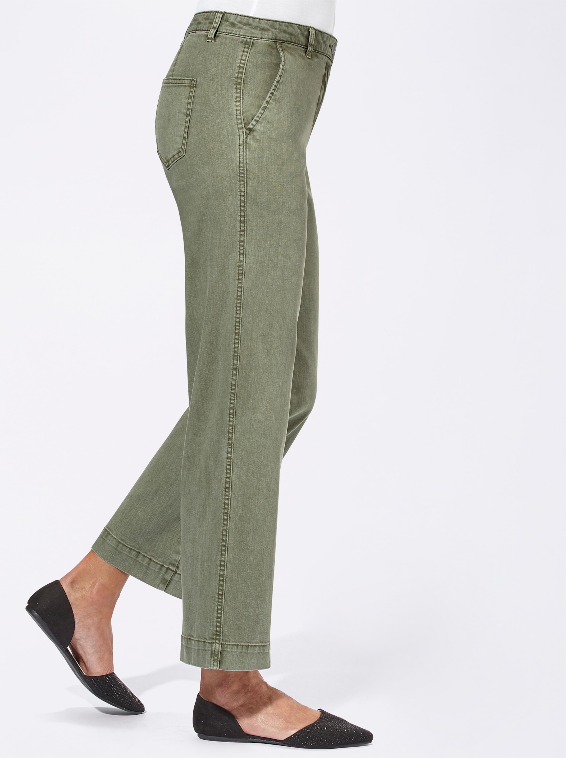 Sheego Damen Khaki Culotte - Bild 5