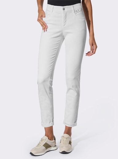 Ascari 5-Pocket-Jeans mit Push-up-Effekt - weiß