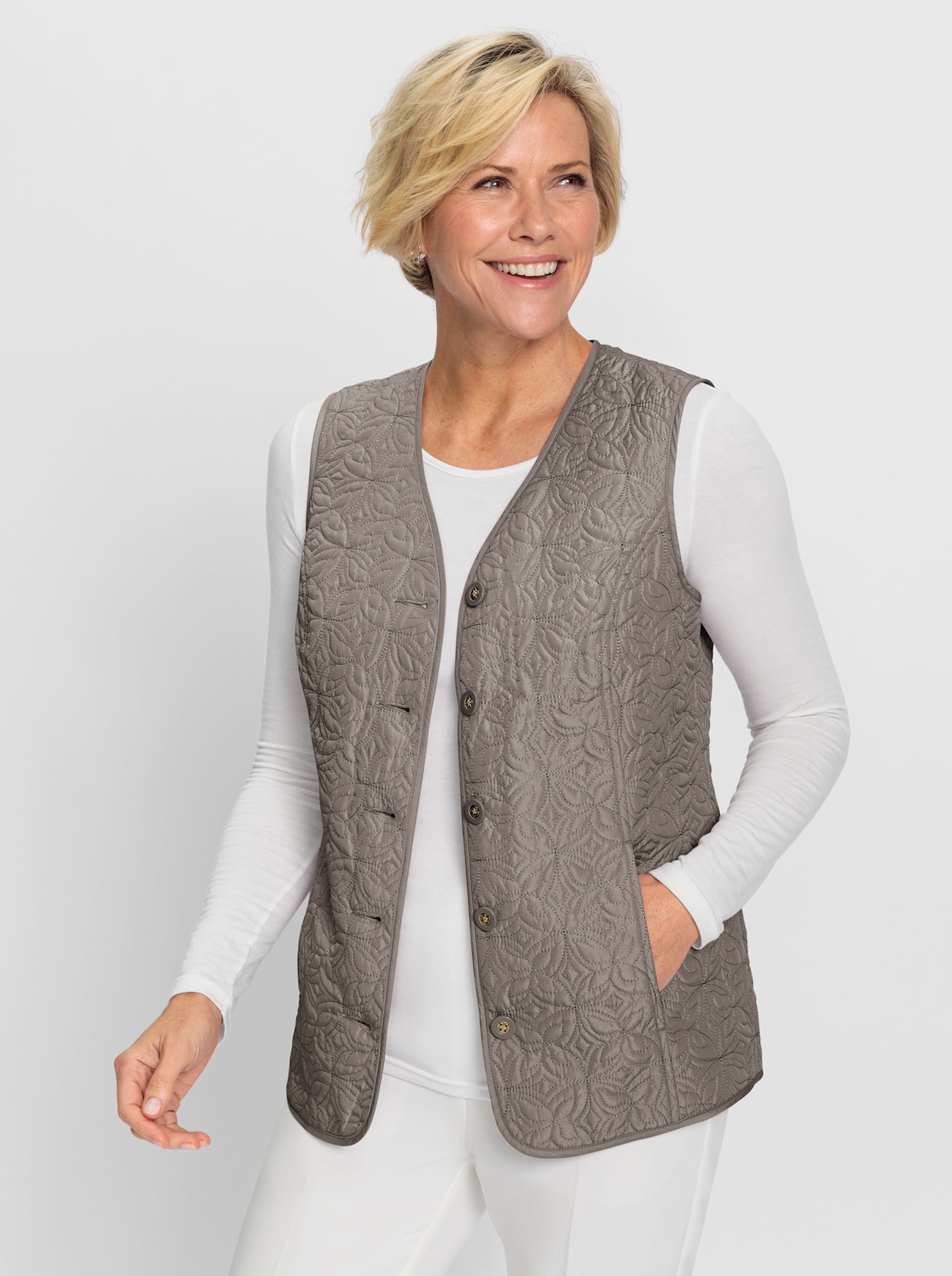 Bodywarmer - taupe