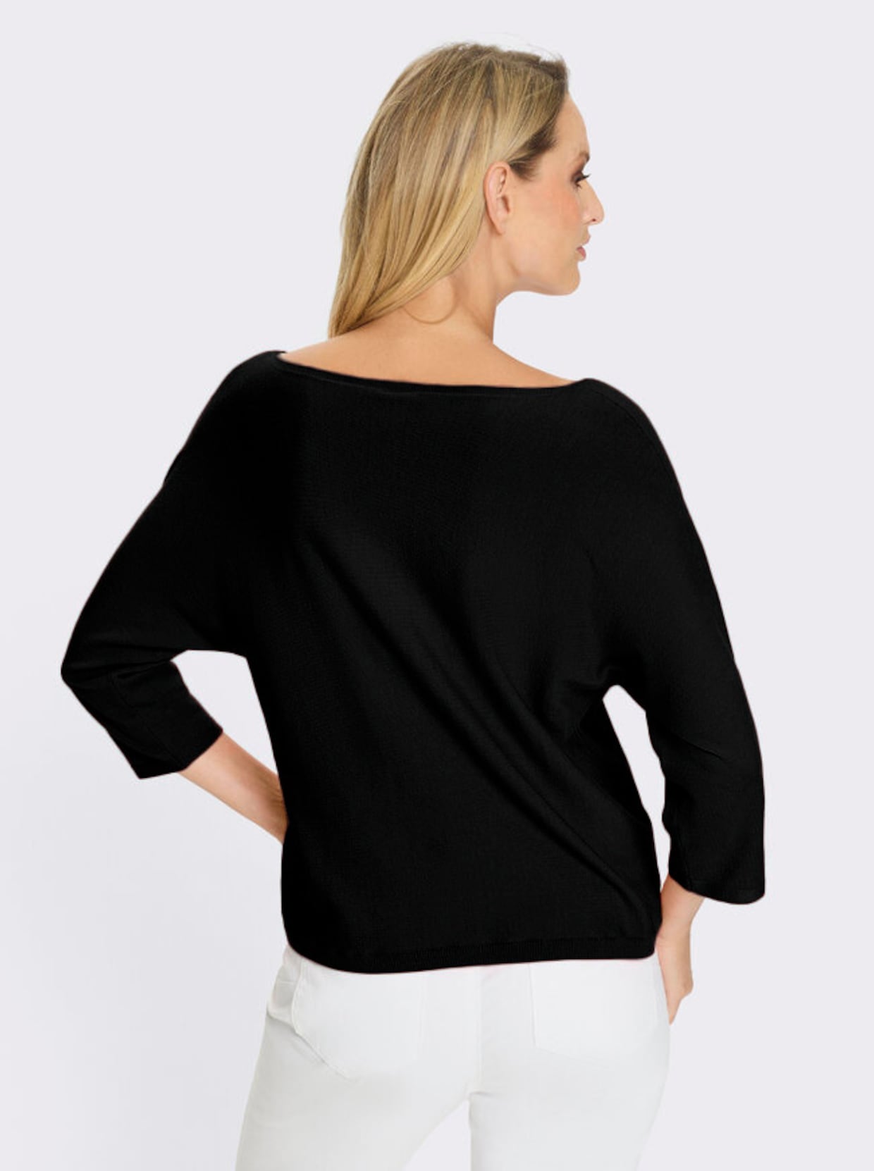 heine 3/4 Arm-Pullover - schwarz