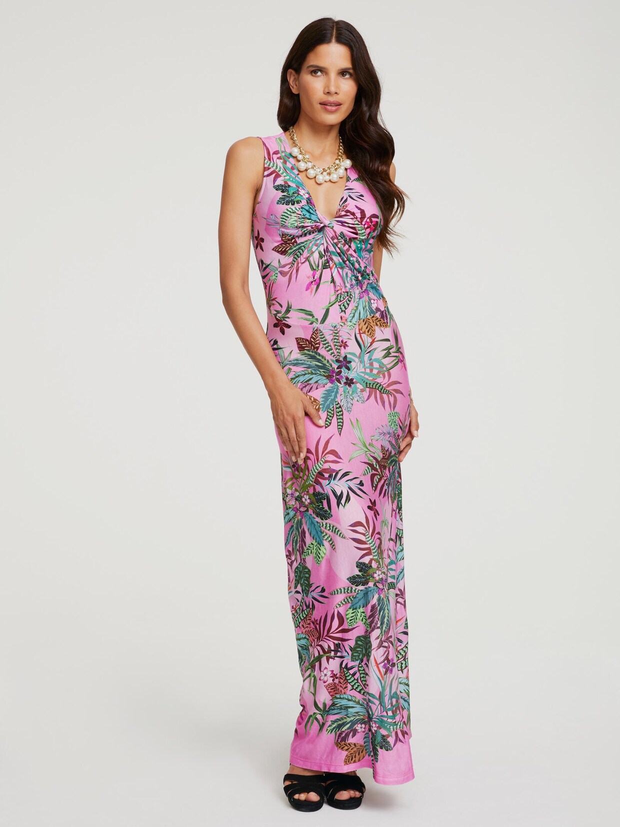 Ashley Brooke Druck-Kleid - bunt