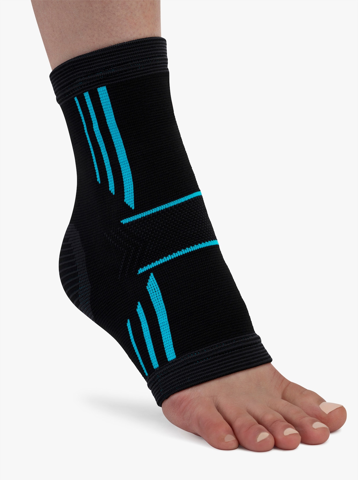 Elastische Knöchelbandage - schwarz