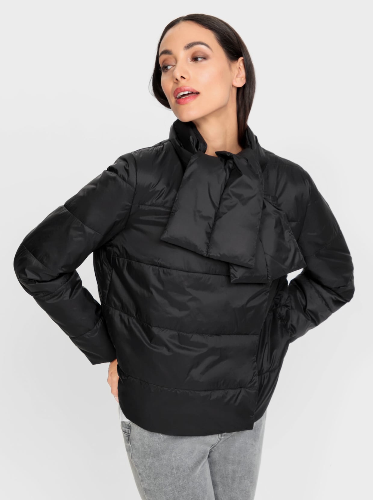 heine 2-in-1-Steppjacke - schwarz