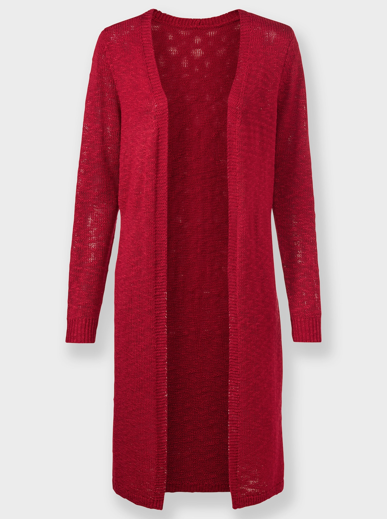 heine Longstrickjacke - rot