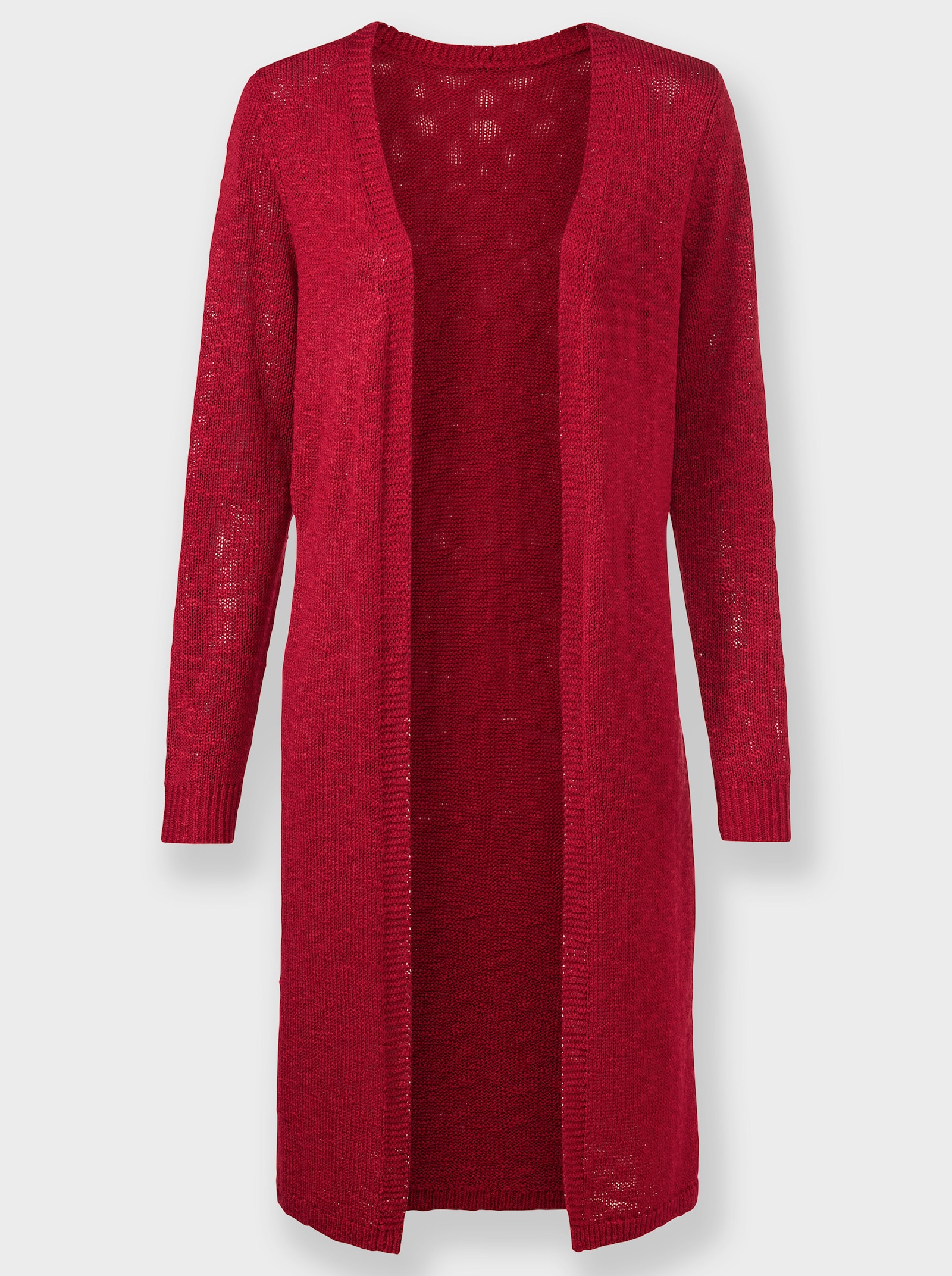 heine Longstrickjacke verschlusslos - rot