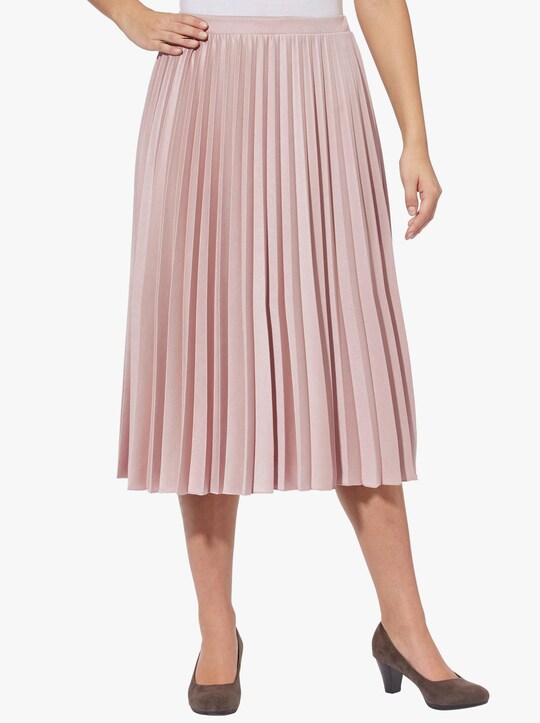 Plisovaná sukňa - svetloružová