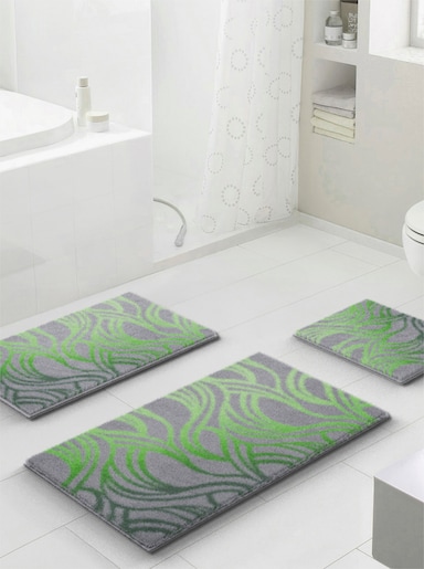 Grund Badematte - grün-grau