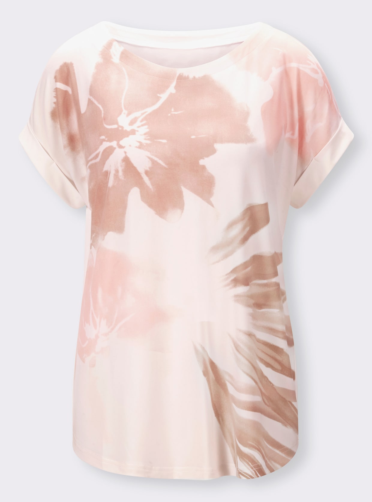 heine T-shirt imprimé - écru-rose clair imprimé