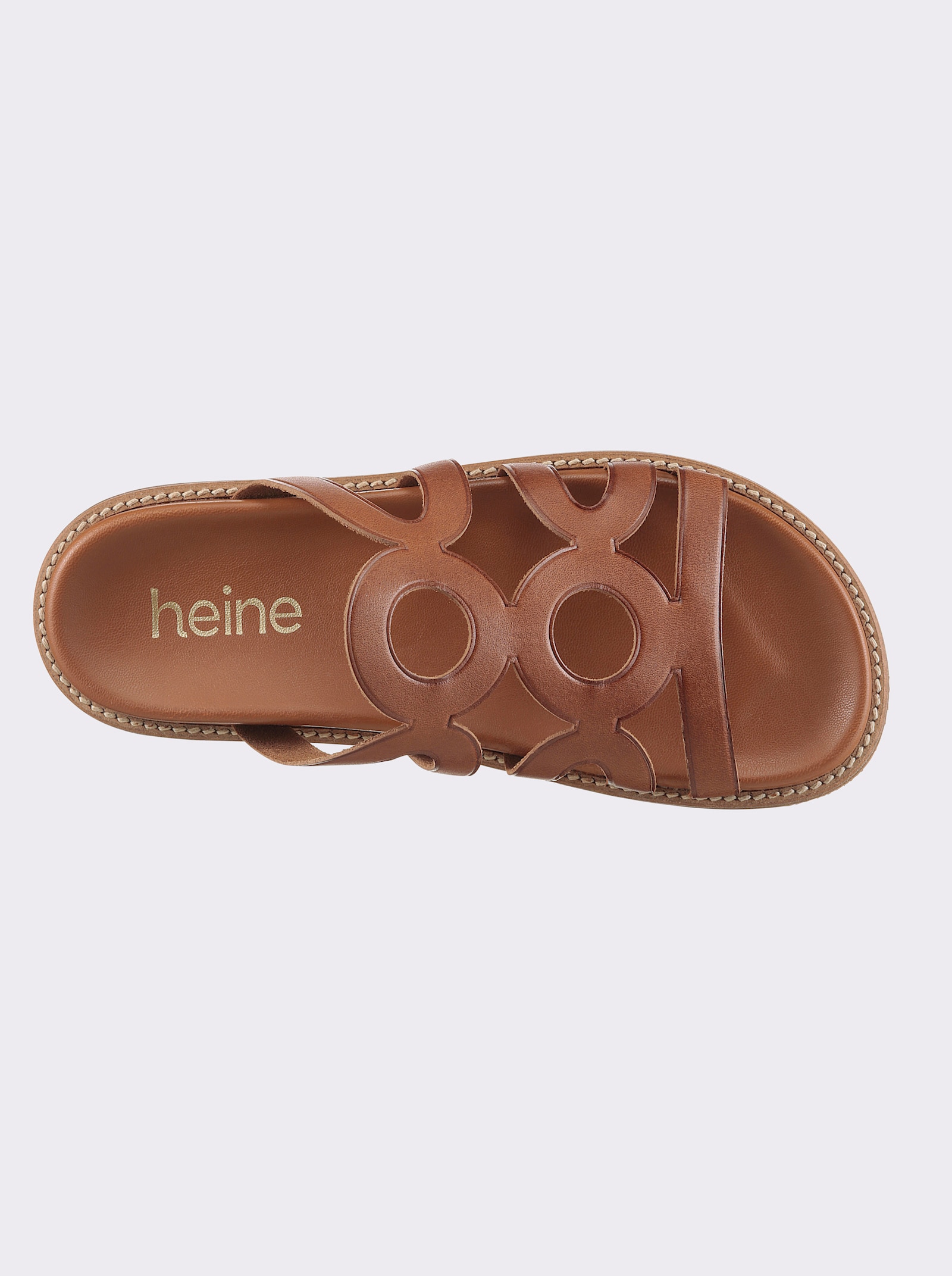 heine Pantolette - cognac