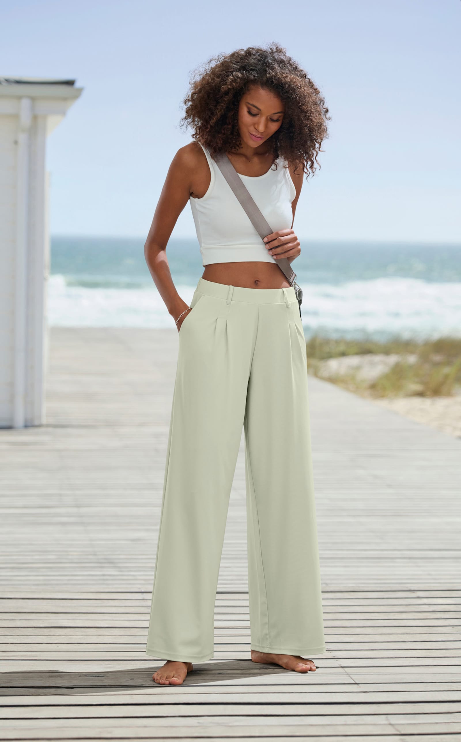 H.I.S Palazzohose - salbei