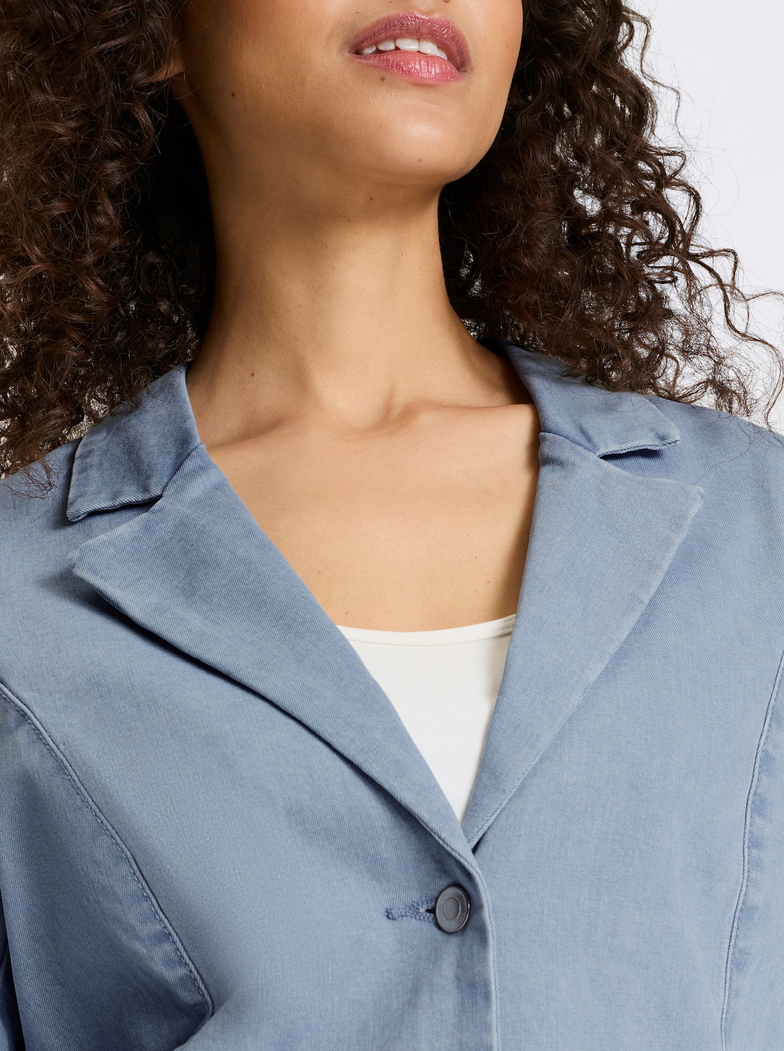 heine Jeansblazer in Stonewashed-Optik - blue-bleached