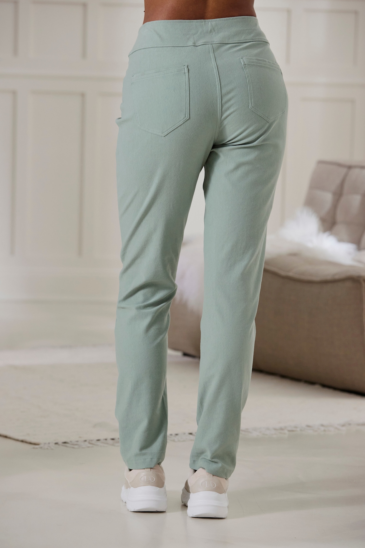 H.I.S Pantalon - menthe