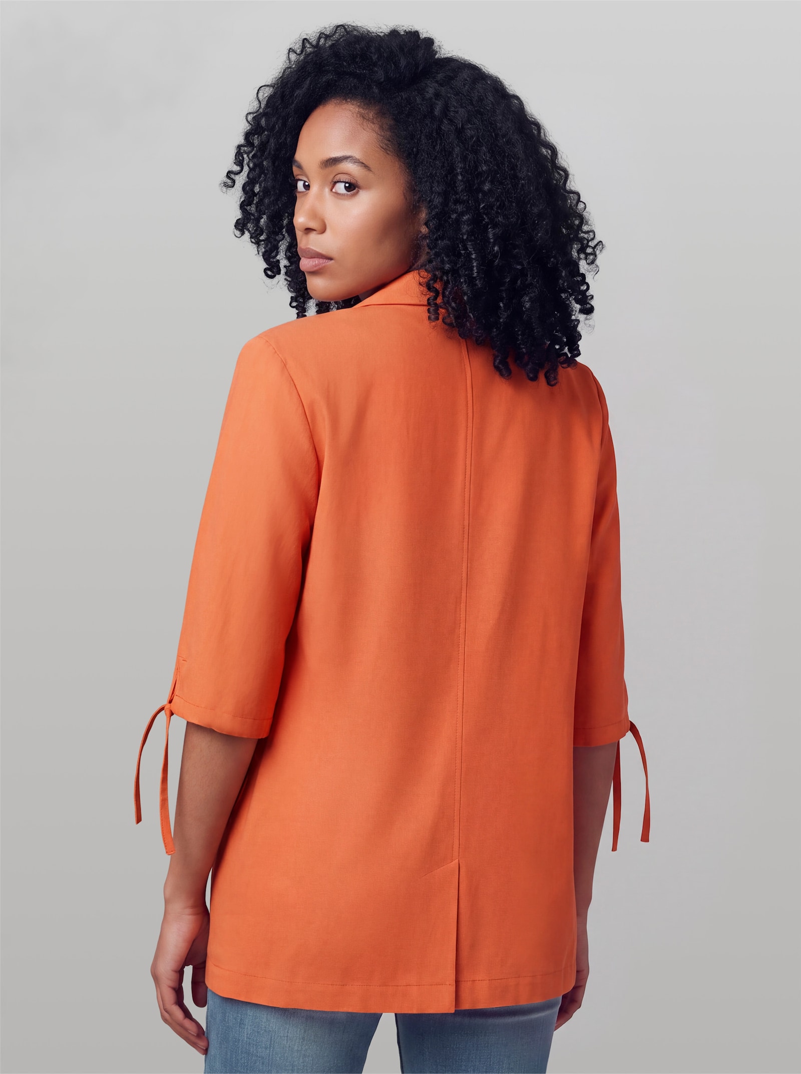 heine Blazer mit Halbarm - orange