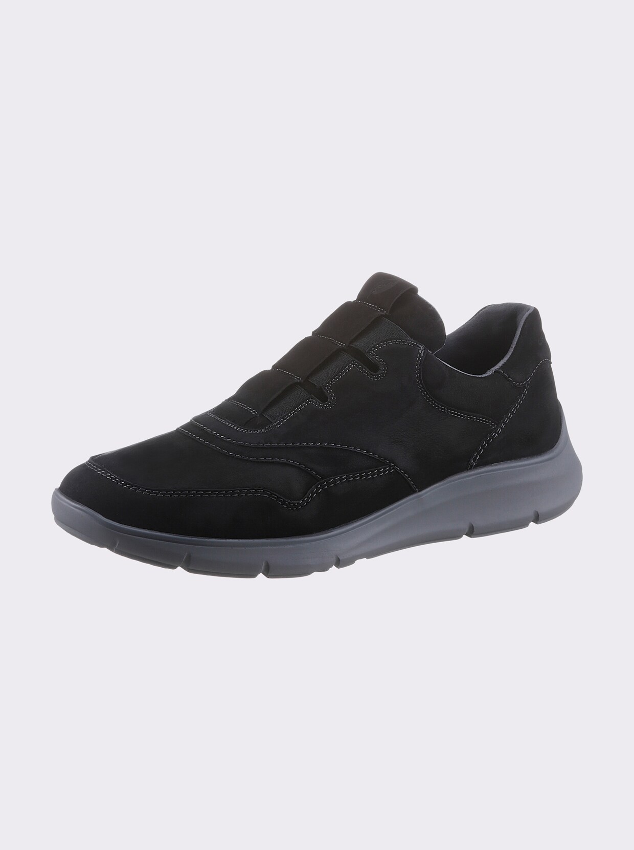 Waldläufer Slipper - schwarz