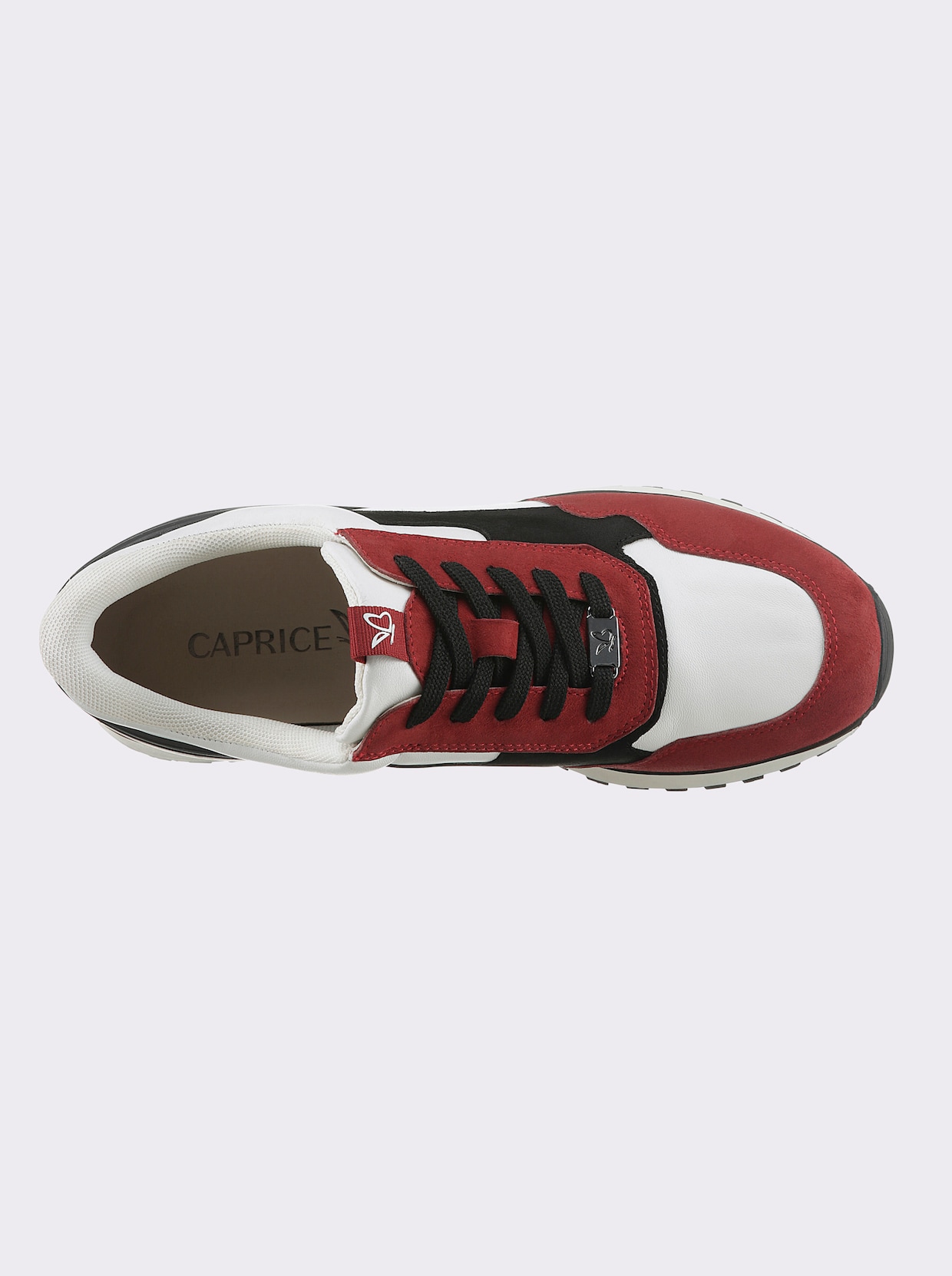 Caprice Sneaker - weiß-rot