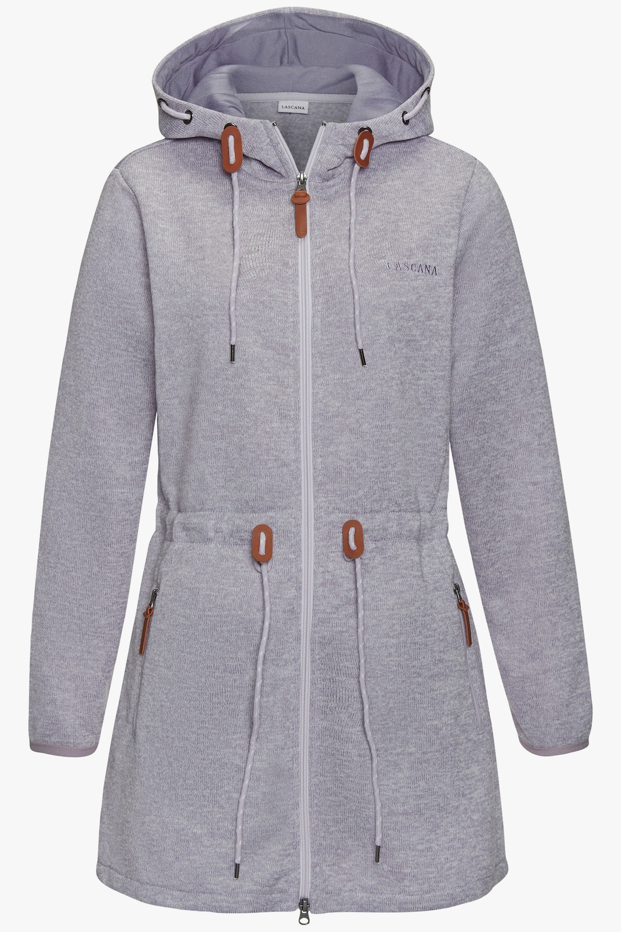 LASCANA Fleecejacke - lila