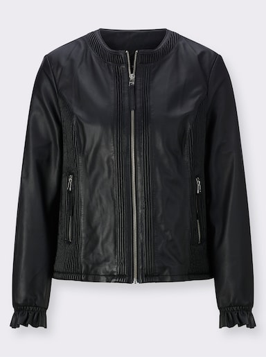 Mainpol Leren blazer - zwart
