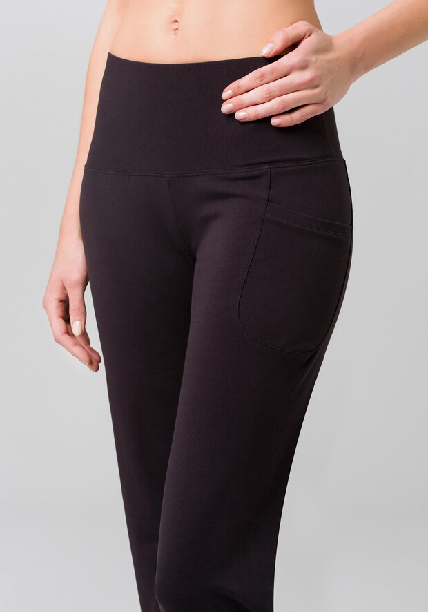 LASCANA ACTIVE Jazzpants in schwarz Witt