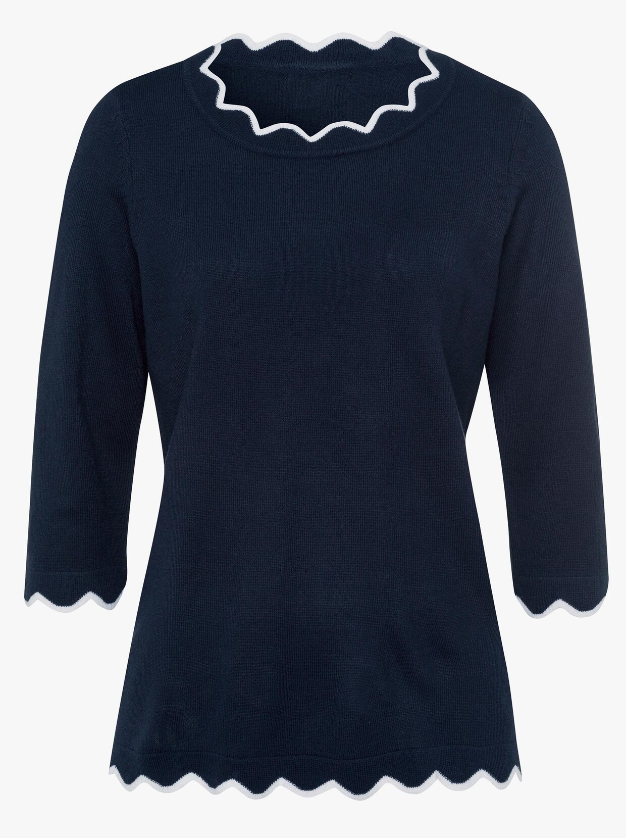 Pletený svetr - námořnická modrá